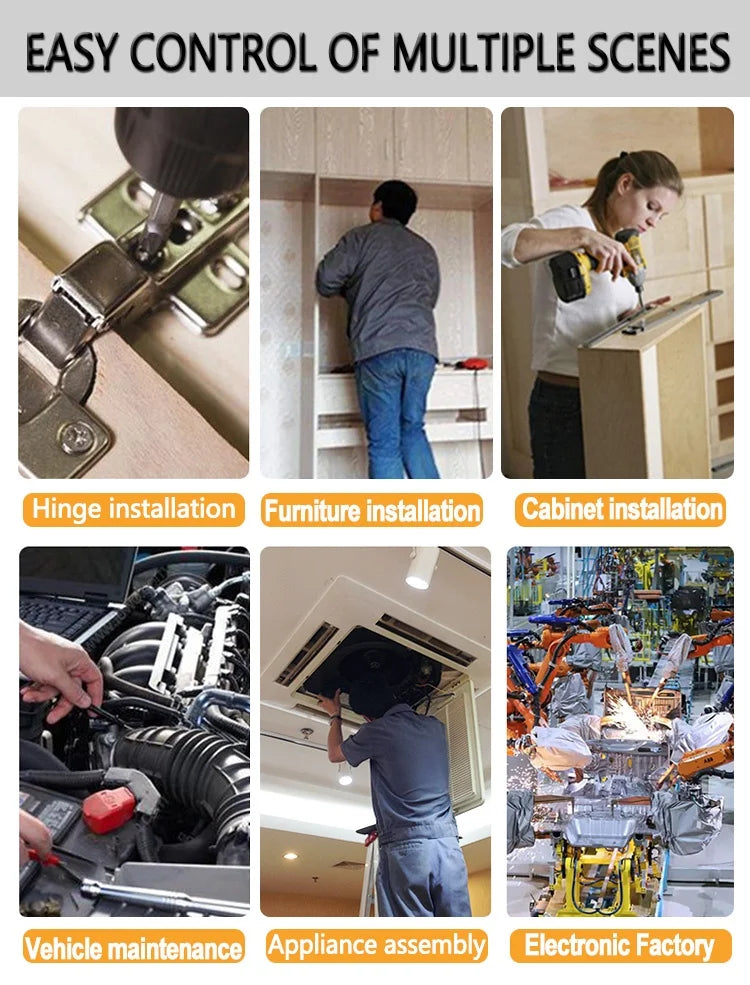 Universal Magnetic Ring Screwdriver Bit